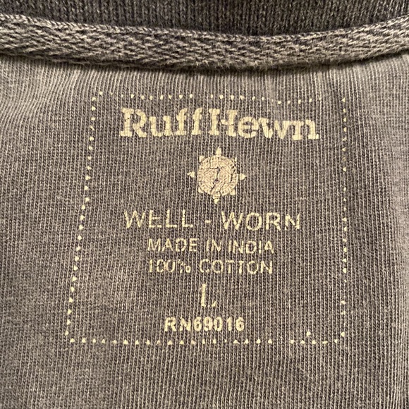 Ruff Hewn Short Sleeve Slate Blue Polo Shirt - Picture 4 of 4